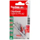 Комплект дюбелів DuoSeal 6 x 38 S PH TX A2 Гідроізолюючий дюбель