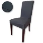 Чохол на стул NOKTA PREMIUM Графіт 0030 Універсальний