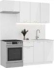 Кухня SLAVNI Fabia 1.8 м зі стільницею Білий / Аляска глянець (8907377043529)