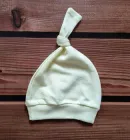 Шапочка з вузелком для новонародженого зріст 56 см BST Кремовий