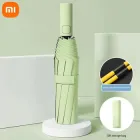 Парасоля Xiaomi, Повний автомат з 24-ребровою конструкцією, двошарова, великого розміру, із захистом від дощу та УФ-променів, колір Матча-зелений
