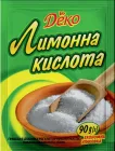 Лимонна кислота Деко, 90 г