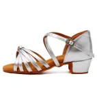 Туфлі для танців дитячі Staranna 33 21,5 см сріблясті (35С215)