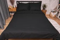 Набір Moon&Star Бязь Gold Люкс Black Простирадло 200х220 см + 2 наволочки 50х70 см (MS-880000019)