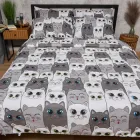 Набір Moon&Star Бязь Gold Люкс Furry Friends Простирадло 150х220 см + 2 наволочки 50х70 см (MS-880000217)