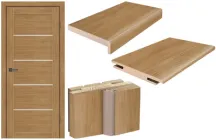 Міжкімнатні двері MS DOORS комплект № 152 (полотно+коробка+лиштва+добір)