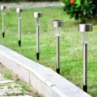 Садові ліхтарі комплект 10 штук на сонячній батареї 21 см BS-005