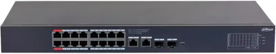 Комутатор Dahua 16-портовий керований з PoE DH-CS4220-16GT-190