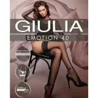 Чулки з самоутримним мереживом Giulia Emotion 40 den 5-6 розмір колір чорний