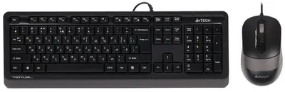 Комплект провідний A4Tech F1010 USB Grey (4711421943239)