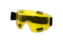 Окуляри-напівмаска закриті Mastertool Anti-Scratch жовті (82-0402)