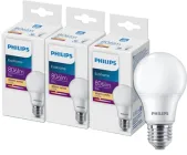 Світлодіодна лампа Philips Ecohome LED Bulb 8W E27 2700K 3 шт