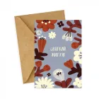 Паперова листівка "Святкуй життя" з крафтовим конвертом