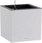 Вазон Lechuza Canto Stone 30 30 x 30 x 30 см низький Світло-сірий (15930-4008789159304)