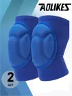 Наколінники пара на гелевій основі для вратаря, волейболу, танців, професійні гімнастики Aolikes Pro підліткові S (10-14 років)сині