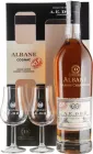Коньяк A.E.Dor Albane 0.7 л 40% + 2 келихи у подарунковій коробці (3497971358150)