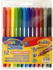 Фломастери Class Premium Легке змивання 12 кольорів (2712C) (8591662271201)