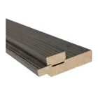 Дверна коробка Оміс комплект з ущільнювачем ПВХ 80*33*2024мм Premium dark