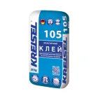 Клей для плитки та натурального каменю Kreisel 105 еластичний 25 кг
