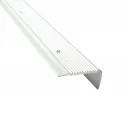 Поріг алюмінієвий ТІС АС22-с27 сходовий рифлений 45*22 мм 2,7 м срібло