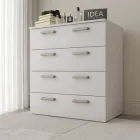 Комод на 4 шухляди IDEA ТКБ-361.2 Білий