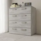 Комод на 4 шухляди IDEA ТКБ-361.2 Бетон урбан