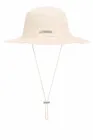 Панама з принтом Jacquemus Le Bob Artichaut Beige Бежевий