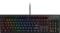 Клавіатура дротова HATOR Icefall Mecha Rainbow Hator Origin Red USB Black (HTK104UA)