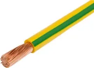 Провід ЗЗКМ ПВ3 25 бухта 5 метрів Жовто-зелений (704903 5)