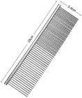 Гребінець металевий для кішок, собак та інших тварин односторонній 19x5,4 см