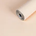 Льняні шпалери теплі текстурні на самоклейці 2,8м*650мм*2 мм Персиковий