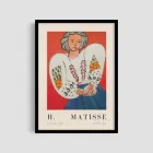 Постер Roomy "Girl with Fan" Без рамки A2 (59.4x42 cm.)