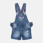 Дитячий джинсовий напівкомбінезон