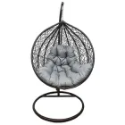 Підвісне крісло-гойдалка кокон Bonro 329 XL (коричнево-сірий)