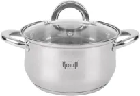 Каструля Krauff Steil зі скляною кришкою 2.5 л 18 см (26-238-074)