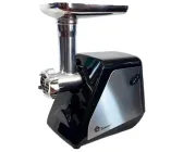 Електром'ясорубка з насадками для ковбас та кеббе із соковижималкою Domotec MS-2023 Чорна із сірим 3000 Вт 1.5 кг/хв