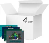 Набір альбомів для малювання YES Minecraft на скобі з перфорацією А4 100 г/м² 20 аркушів х 4 шт (130596) (4823092289407)
