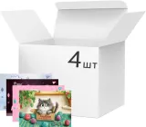 Набір альбомів для малювання YES Dogs на скобі з перфорацією А4 100 г/м² 20 аркушів х 4 шт (130603) (4823092289384)