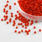 Бісер 93170 Чеський Preciosa 10/0, Природний Непрозорий NO, Червоний, Круглий, 50 г