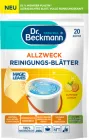 Розчинні серветки для прибирання Dr. Beckmann Magic Leaves Літній Лимон 20 шт (4008455097411)