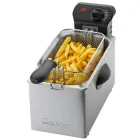 Фритюрниця для дому електрична Clatronic FR 3587 2000 Вт з нержавіючої сталі чаша на 3 л з оглядовим вікном
