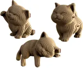 3D пазл-конструктор Cartonic 3D Puzzle Kittens Trio 254 елементів (CARTKITTENS)