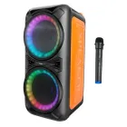 Акустика-караоке Hoco Sounding BT speaker DS42, BT5.0, TWS, AUX, USB, TF, FM, 30W, 3600mAh, 3h, black
