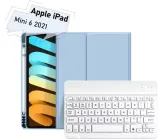 Чохол-клавіатура BeCover для Apple iPad Mini 6 2021 з кріпленням для стилуса Apple Pencil Light Blue (BC_712989)