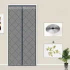 Дверна фіранка Supretto термоізоляційна магнітна Затишний дім, металік (83390002)