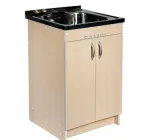 Тумба з мийкою 50х50 Дуб Молочний для кухні з сифоном