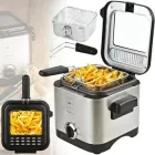 Фритюрниця для дому на 1,5 л з регулятором температури нагріву Crownberg CB 5542 1200 Вт