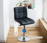 Барний стіл зі спинкою Bonro BC-0106 чорний