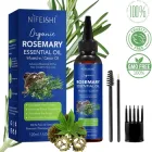 Розмаринова та ямайська касторова натуральні олії для росту та живлення волосся та масажу тіла NIFEISHI Rosemary Essential Oil/Castrol Oil 120 ml