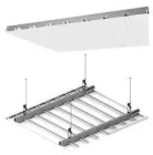 Рейковий алюмінієвий стеля Бард ППР-083 колір білий глянець (0101) готовий комплект